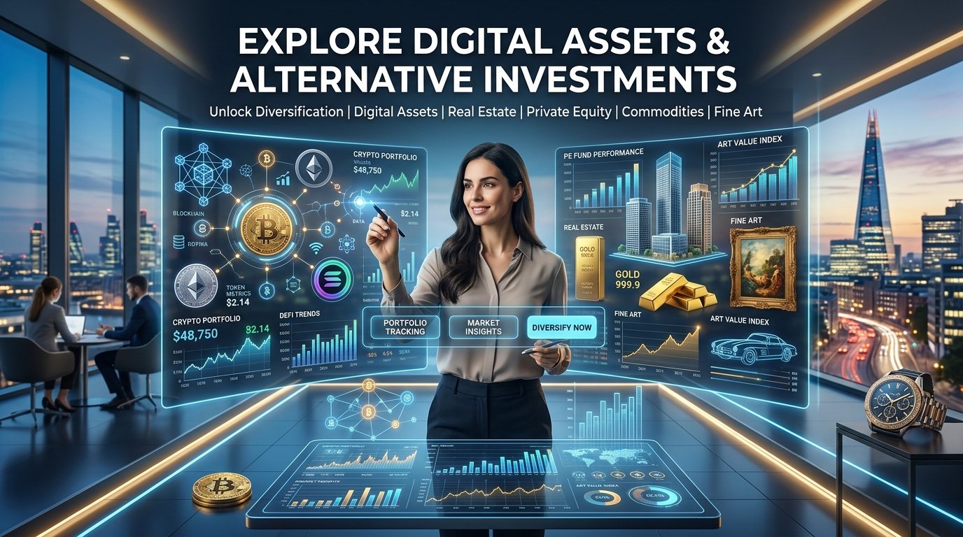 Explore Digital Assets & Alternative Investments